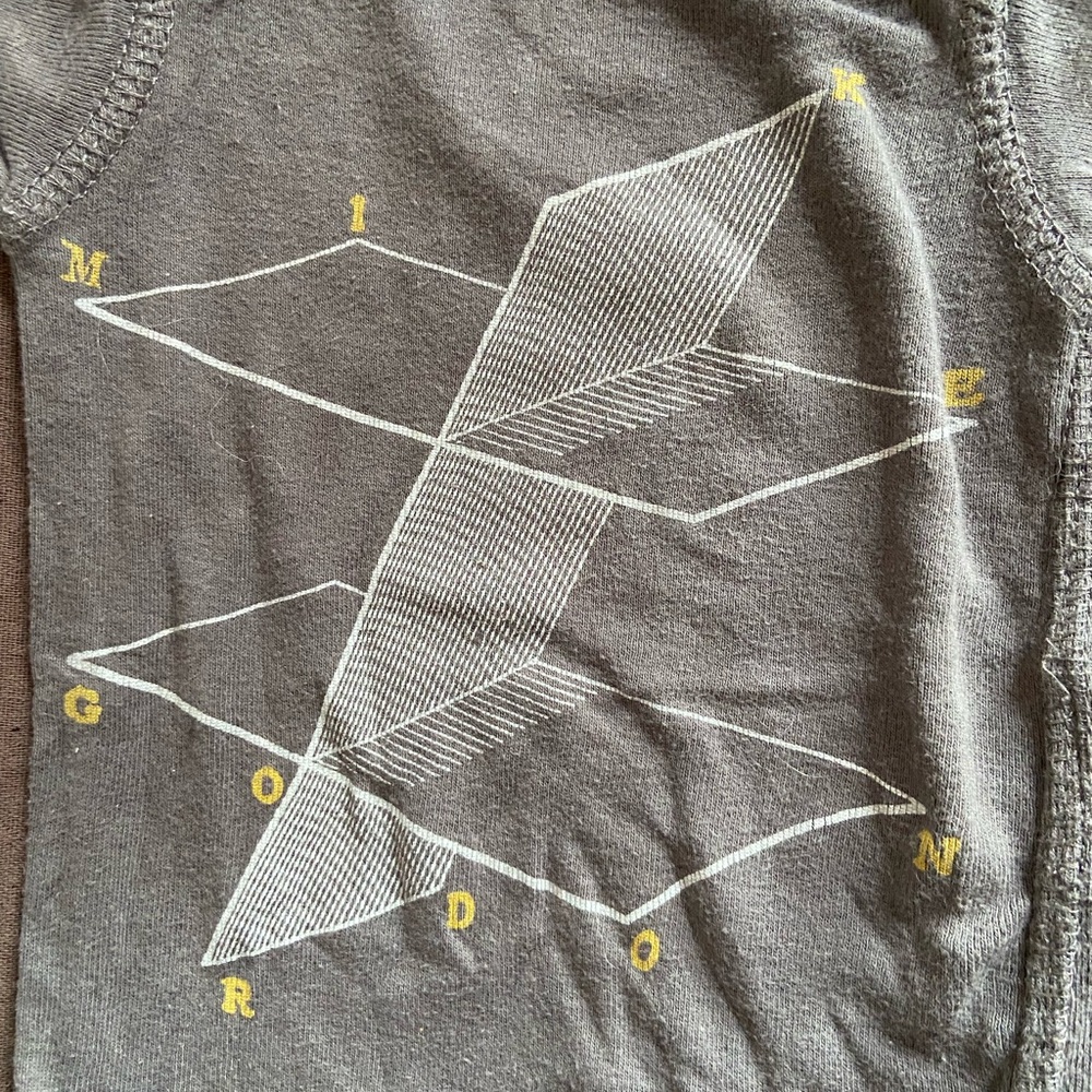 Phish Mike Gordon Gray Graphic Baby Onesie Newborn